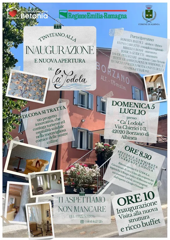 inaugurazione ca lodola borzano albinea
